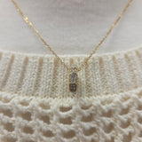 Luxe Gold Open Circle Necklace Jewelry- Necklace PANACHE