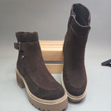 MIA Toula Dark Chocolate Suede Boot Boots MIA