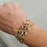 Three Layered Square Toggle Bracelet Jewelry- Bracelet WHAT'S HOT