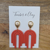 Coral Arch Dangle Earrings Jewelry - Earrings Timber & Clay