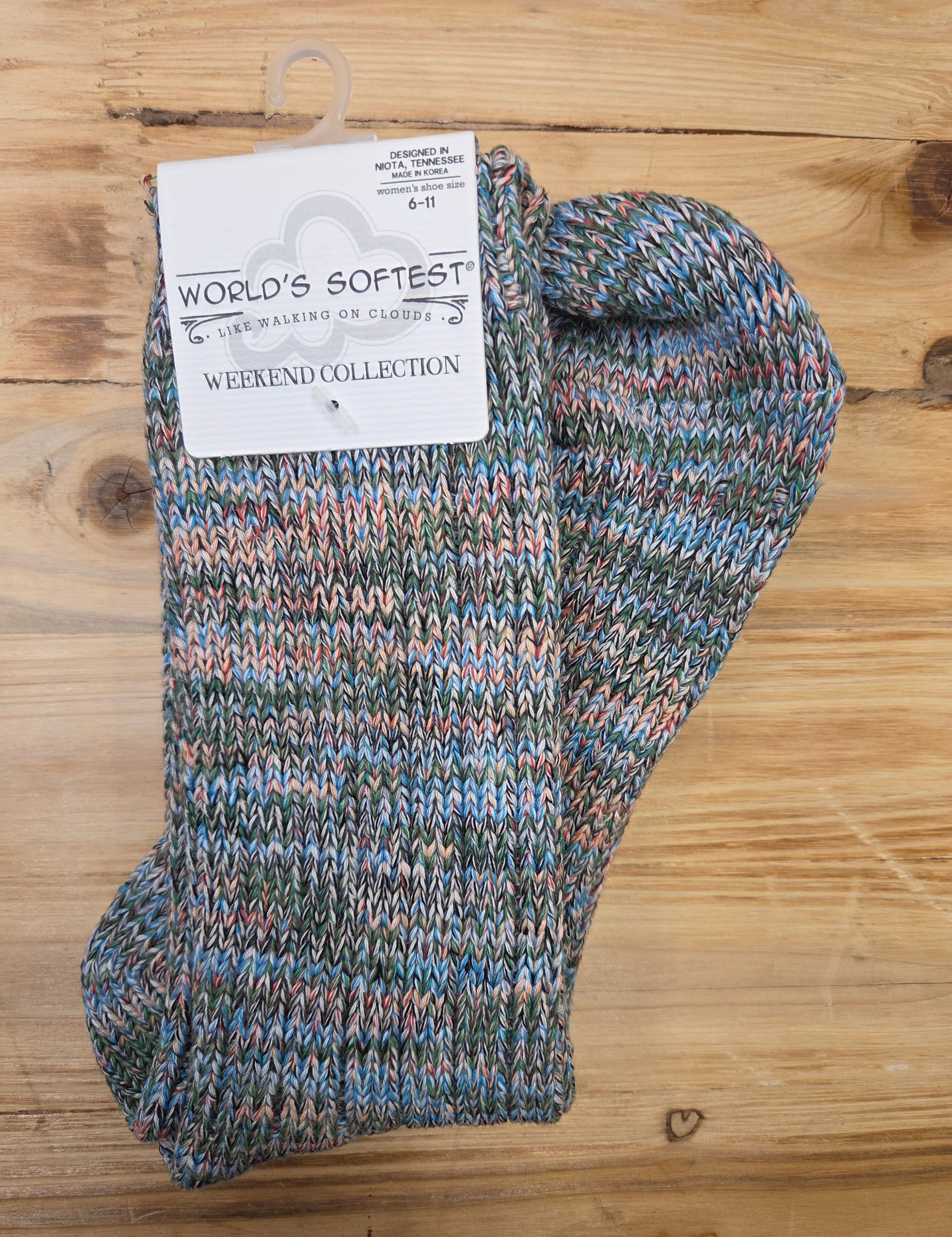 Coastal Missy Crew Socks — World's Softest Accessories - Socks World's Softest