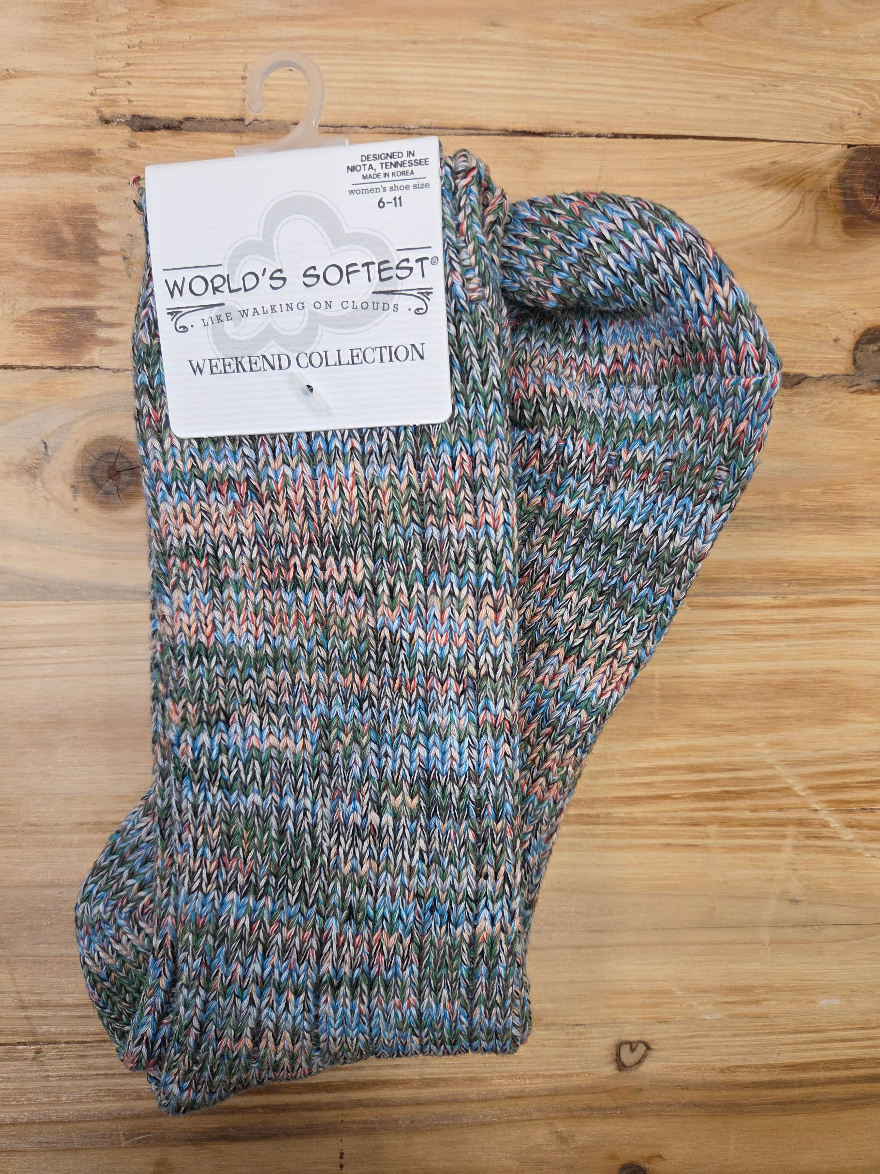 Coastal Missy Crew Socks — World's Softest Accessories - Socks World's Softest