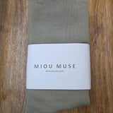 Green Soft Crew Socks