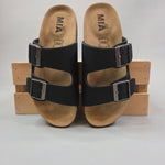 Black Ninah Sandals Shoes- Sandals MIA