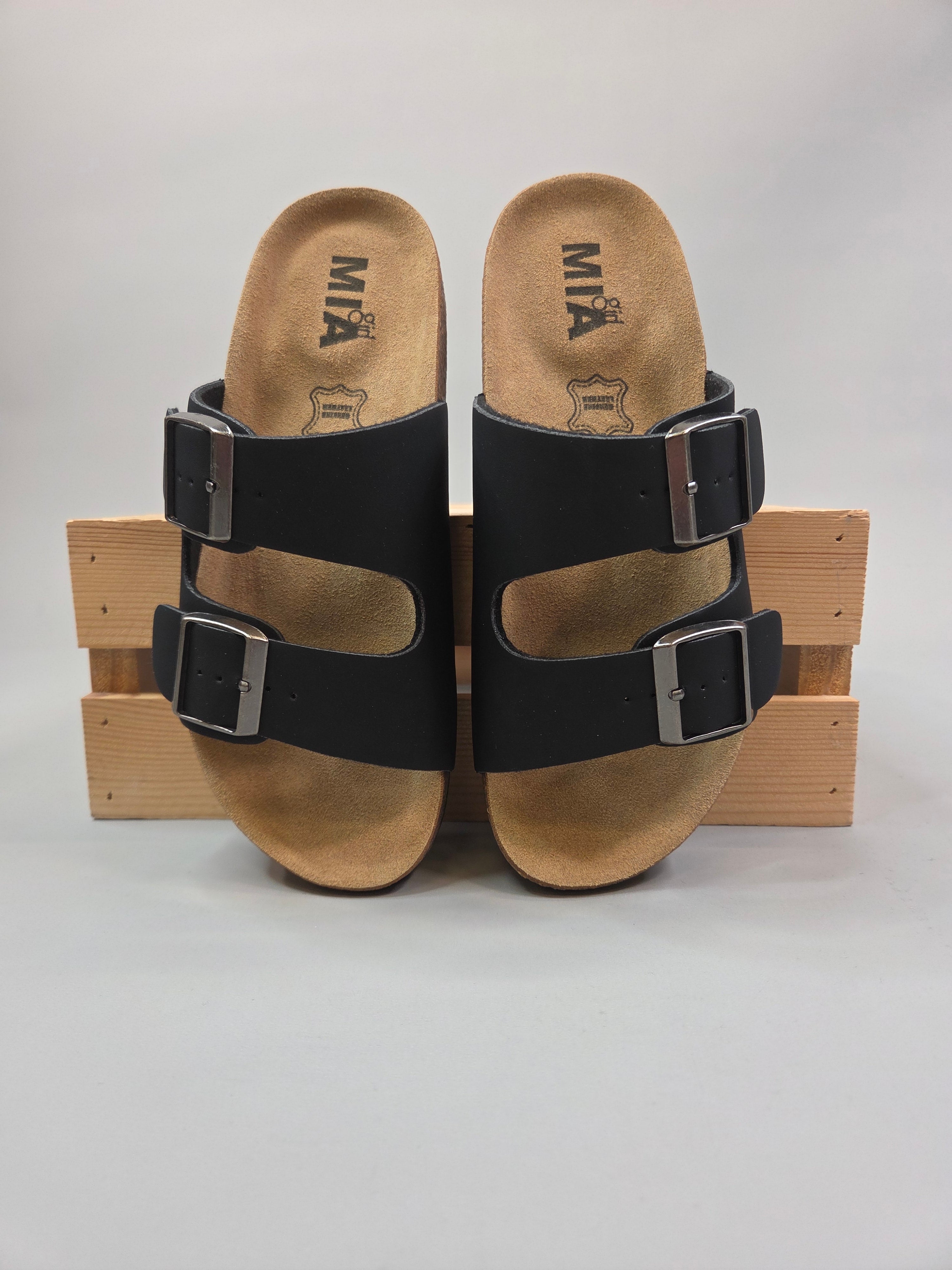 Black Ninah Sandals Shoes- Sandals MIA