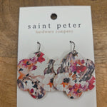 Multicolored Floral Earrings Jewelry - Earrings St. Peter Hardware