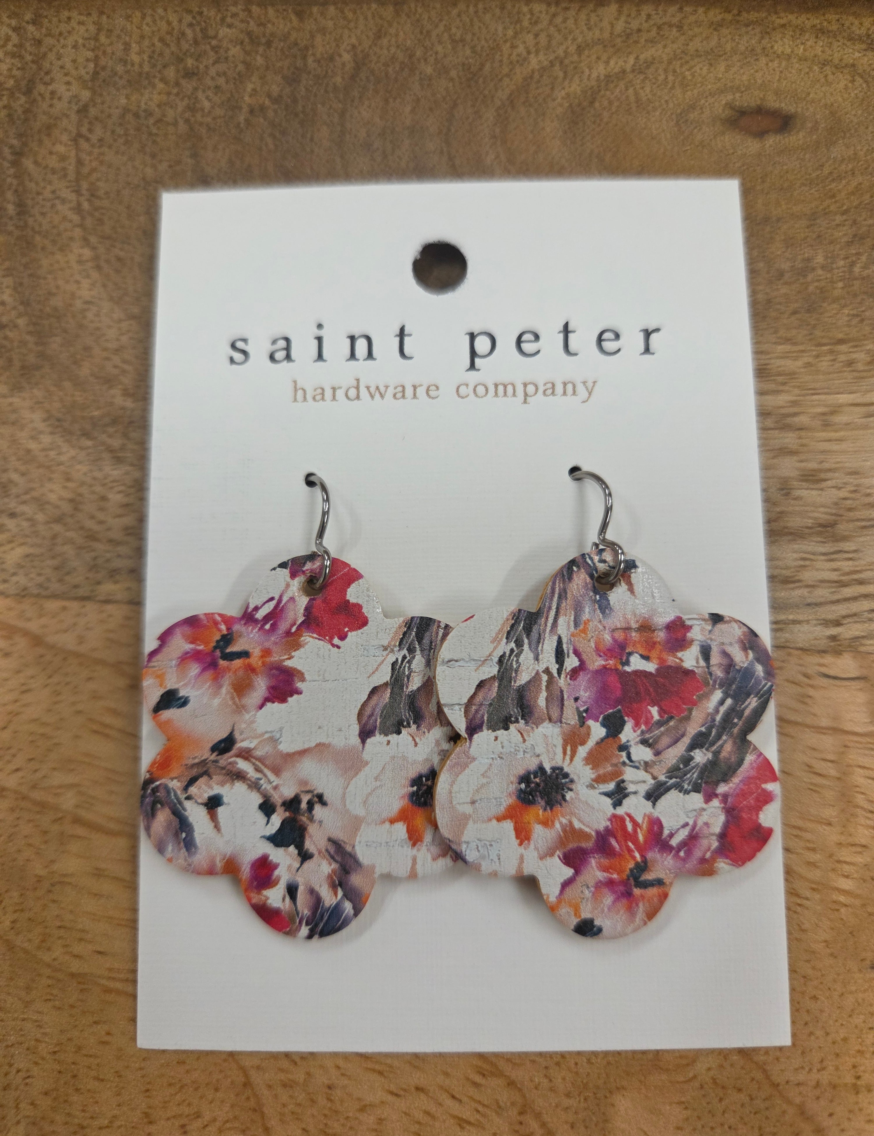 Multicolored Floral Earrings Jewelry - Earrings St. Peter Hardware