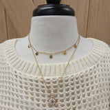 Luxe Gold Layered Pendant Necklace Jewelry- Necklace PANACHE
