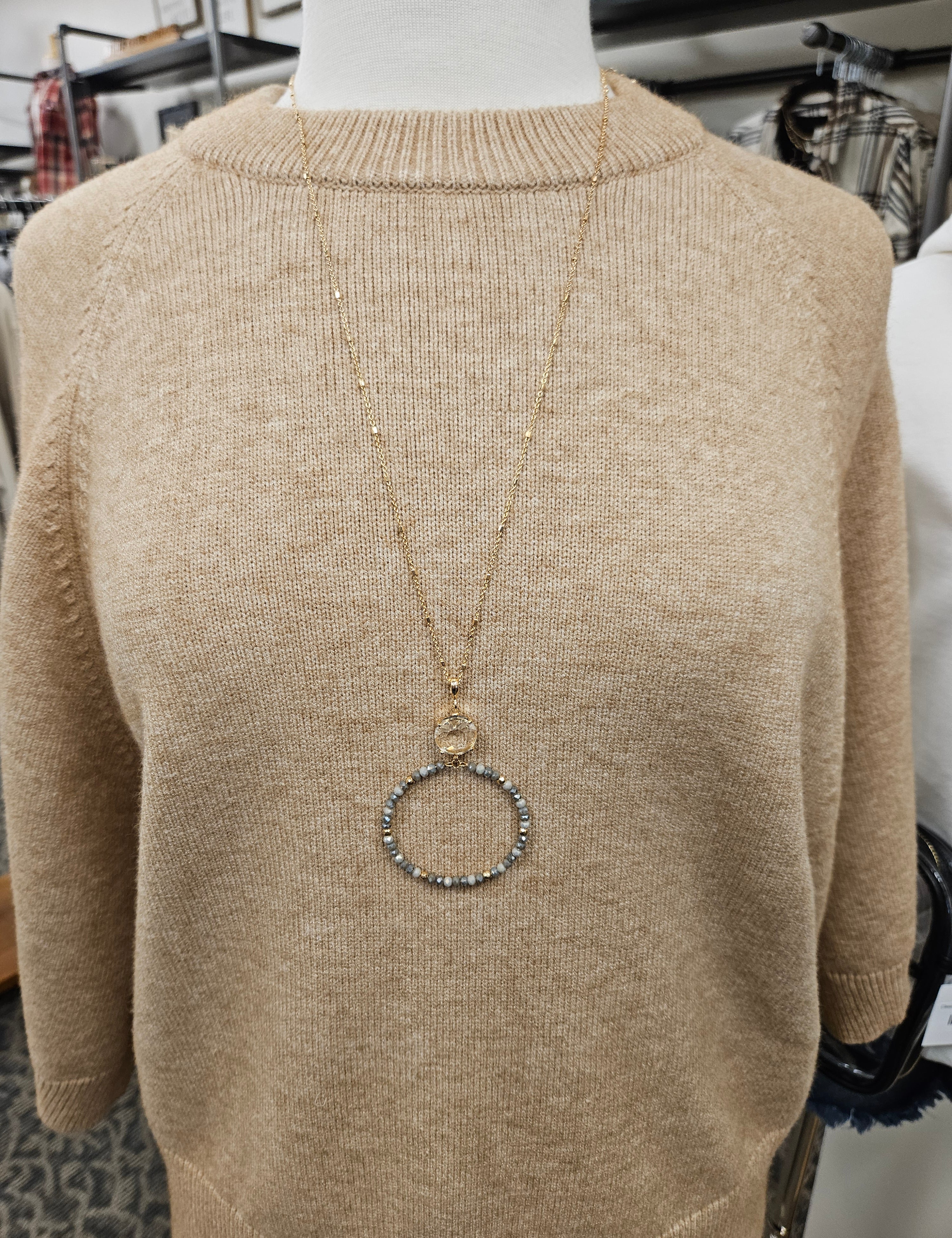 Connie Labradorite Neckalce Jewelry- Necklace MEGHAN BROWN STYLE