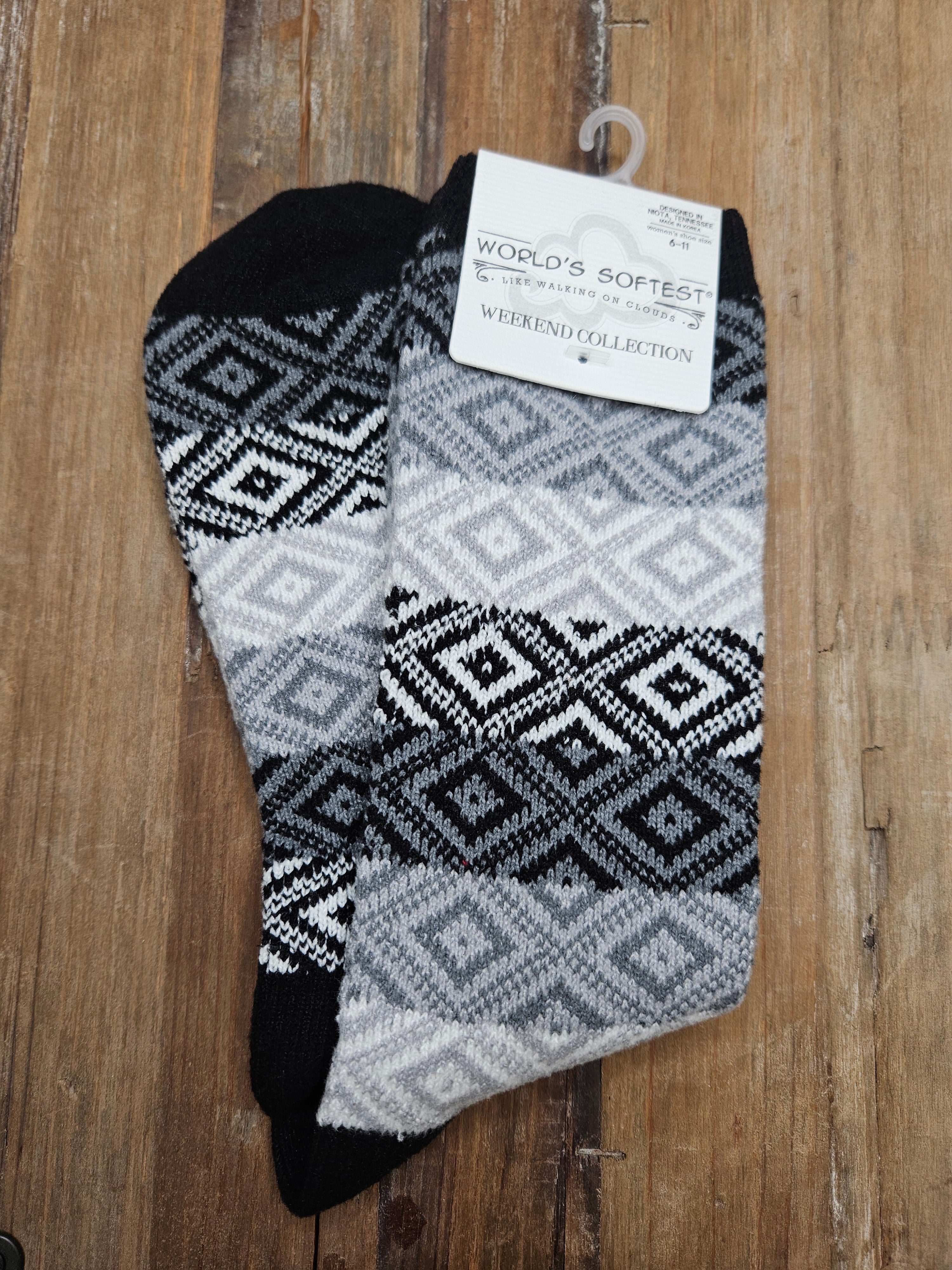 Black Multi Socks Accessories- Socks CRESCENT SOCK COMPANY