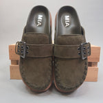 Khaki Zaina Clog - MIA Shoes - Mules MIA