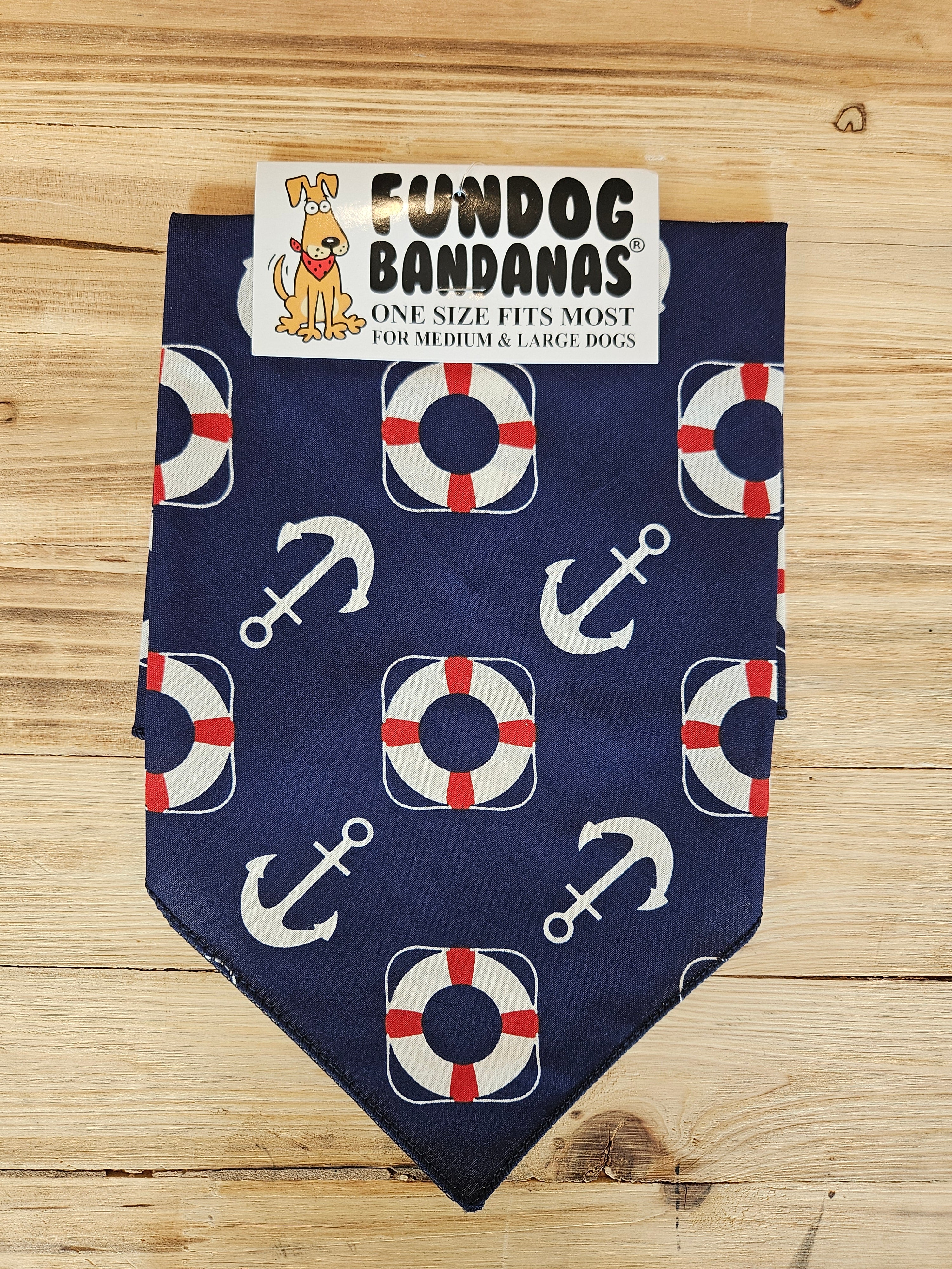 Nautical Dog Bandana Accessories - Dog FUNDOG BANDANAS