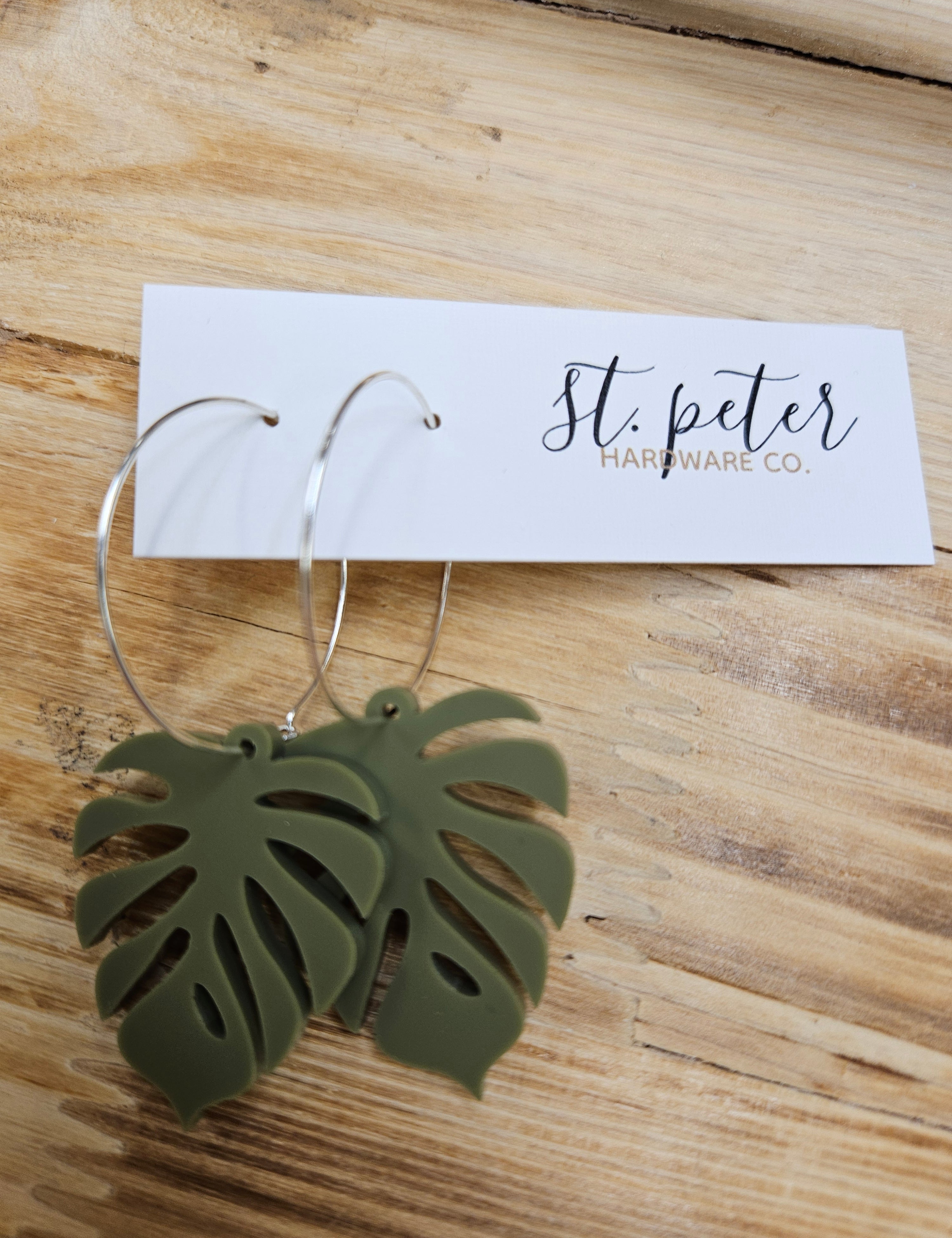 Green Tropical Earrings Jewelry - Earrings SAINT PETER HARDWARE