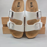 White Ninah Sandals Shoes- Sandals MIA