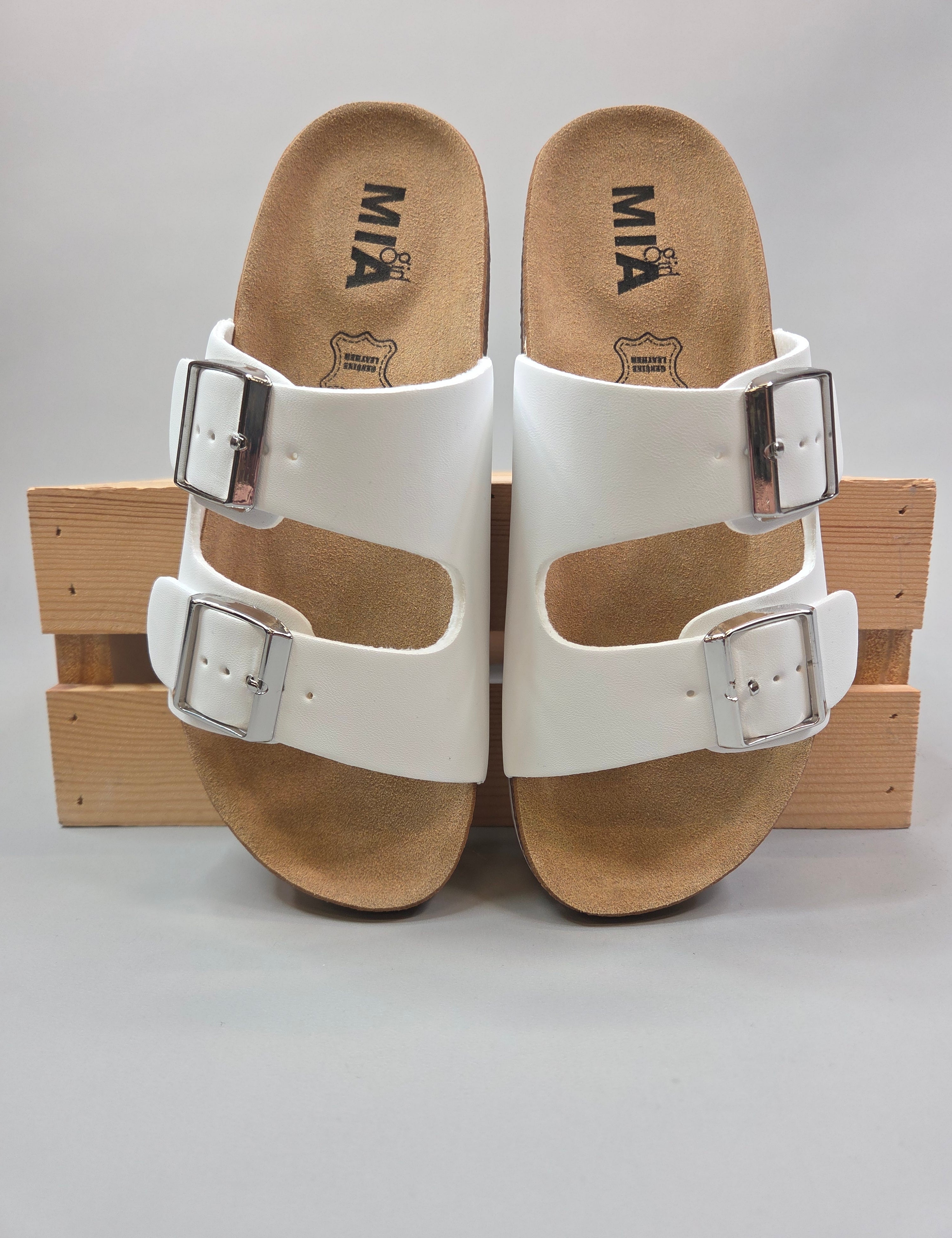 White Ninah Sandals Shoes- Sandals MIA