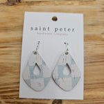 Blue Checkered Earrings Jewelry - Earrings SAINT PETER HARDWARE