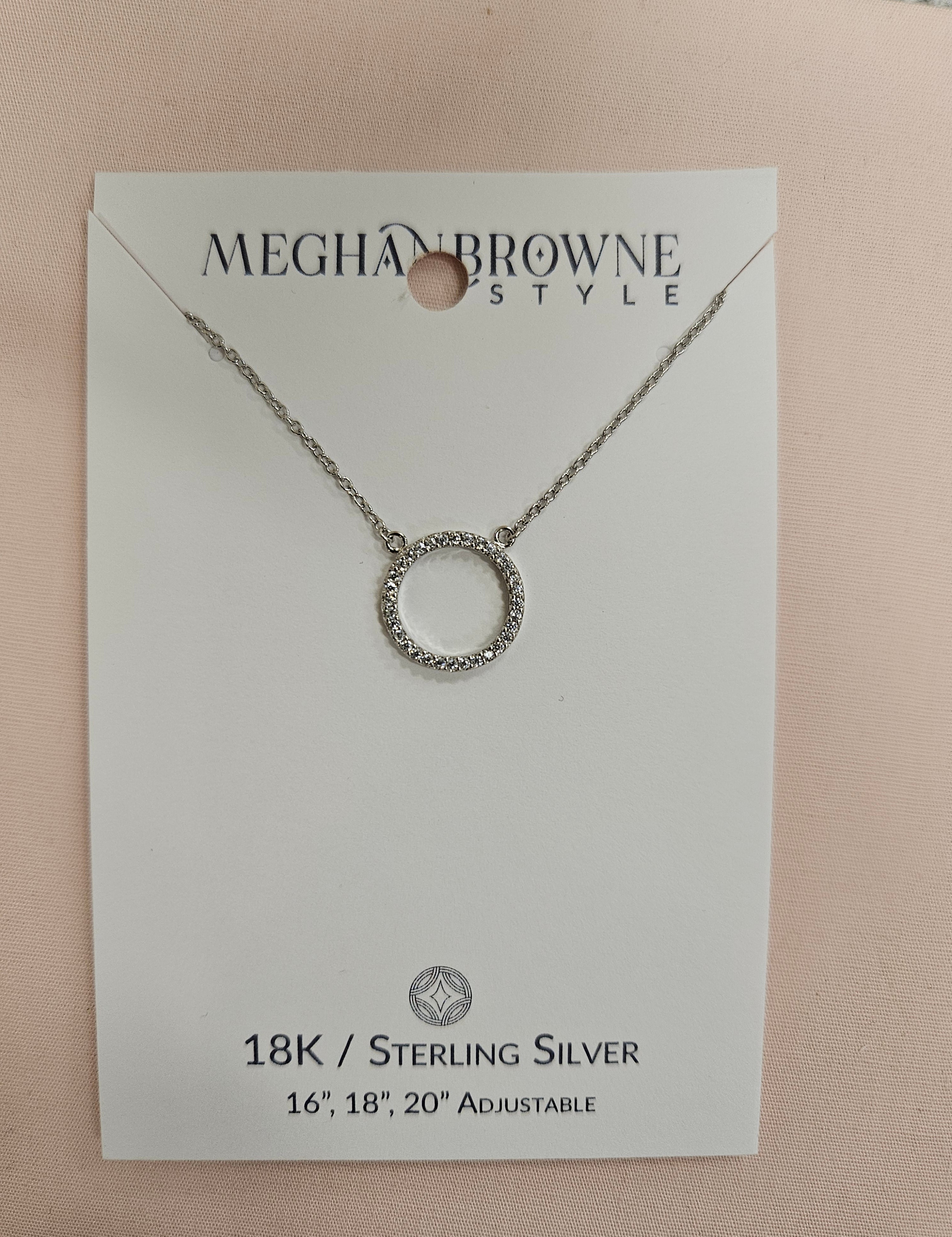18K Art Silver Necklace Jewelry- Necklace MEGHAN BROWN STYLE
