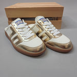 Metallic Gold Easter Backless Sneaker Shoes - Sneaker Back 70