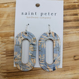 Blue Neutral Drop Earrings Jewelry - Earrings SAINT PETER HARDWARE
