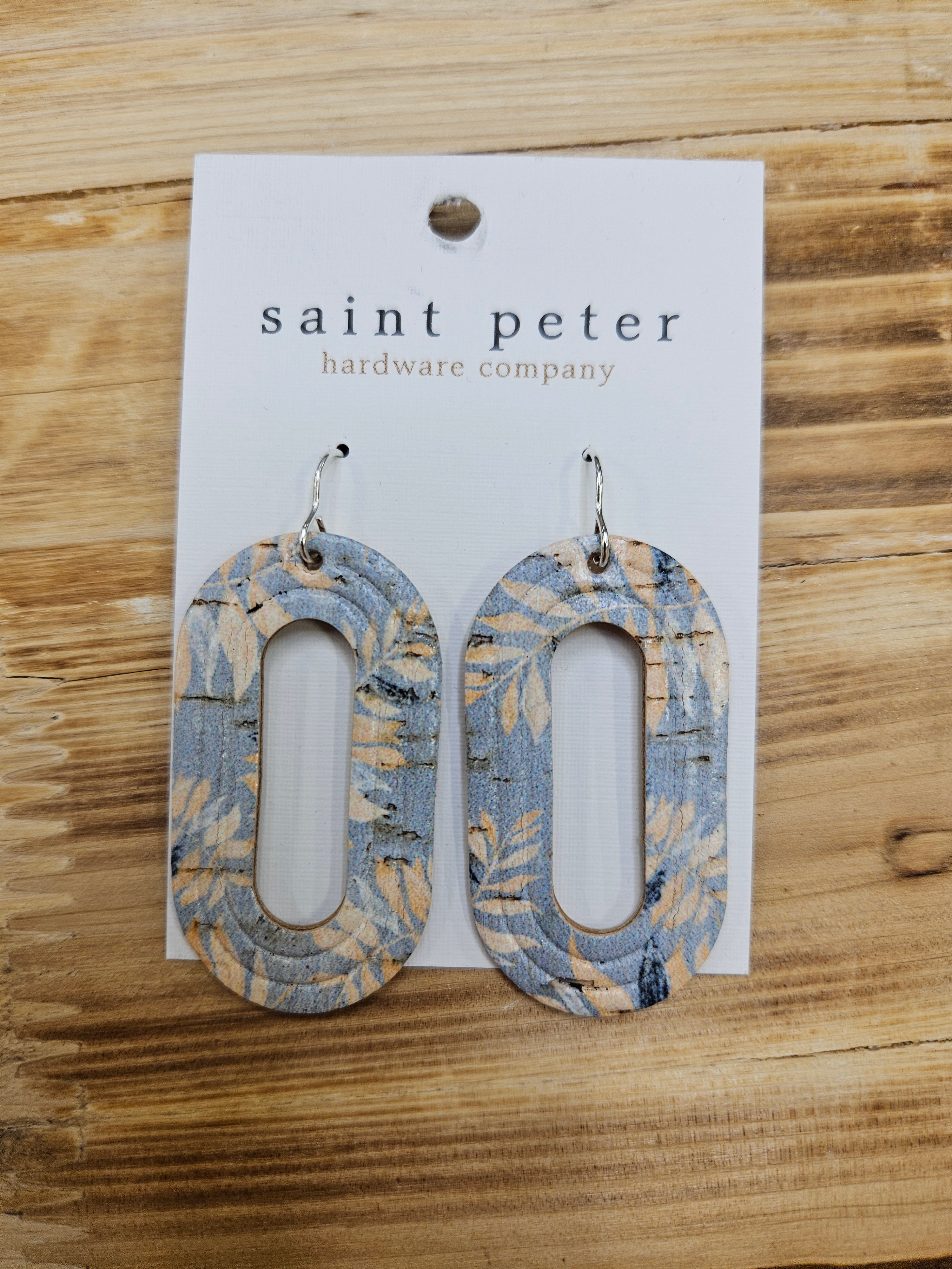 Blue Neutral Drop Earrings Jewelry - Earrings SAINT PETER HARDWARE