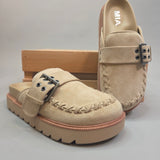 Sand Zaina Clog — MIA Shoes - Mules MIA