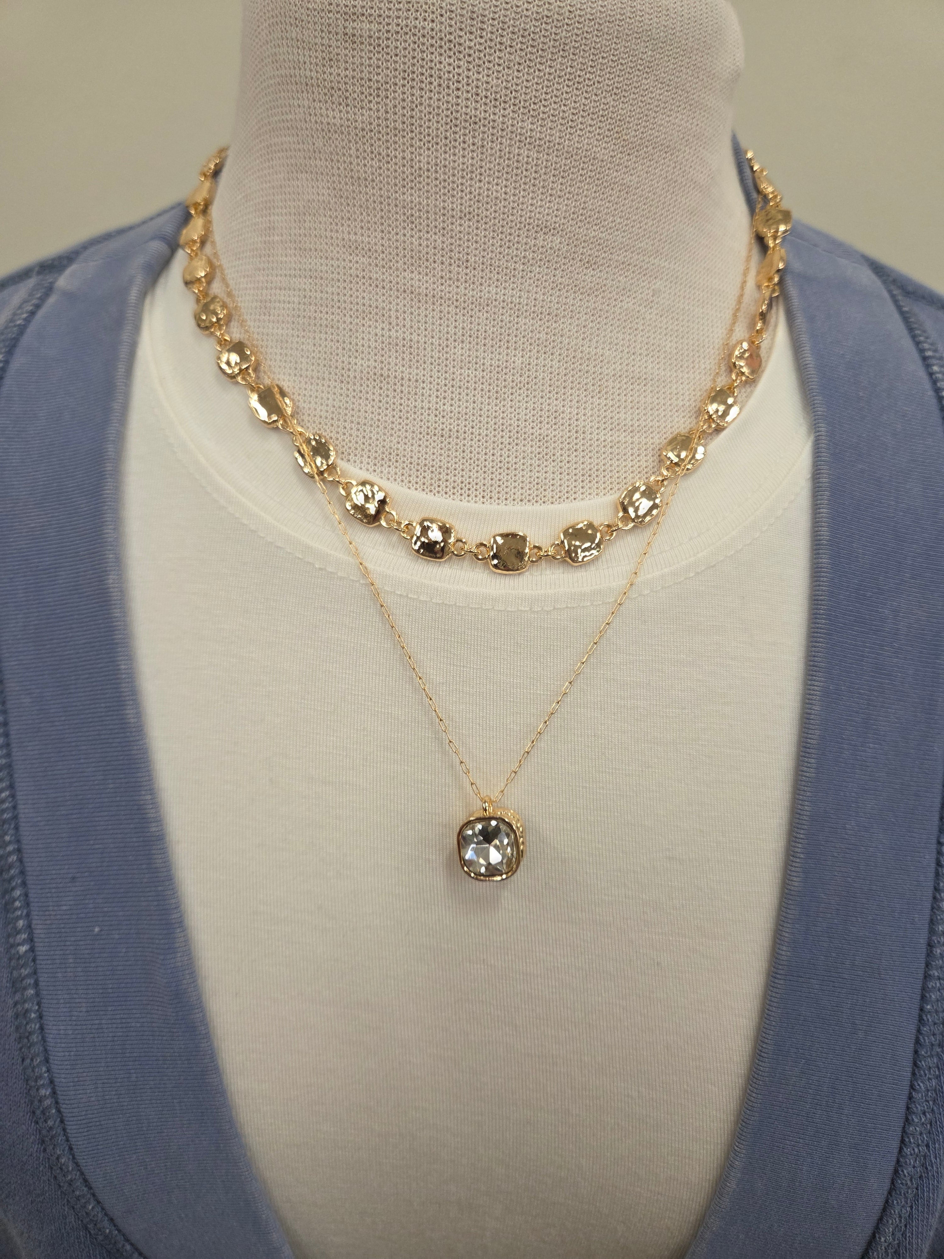 Back Gold Necklace Jewelry- Necklace MEGHAN BROWN STYLE