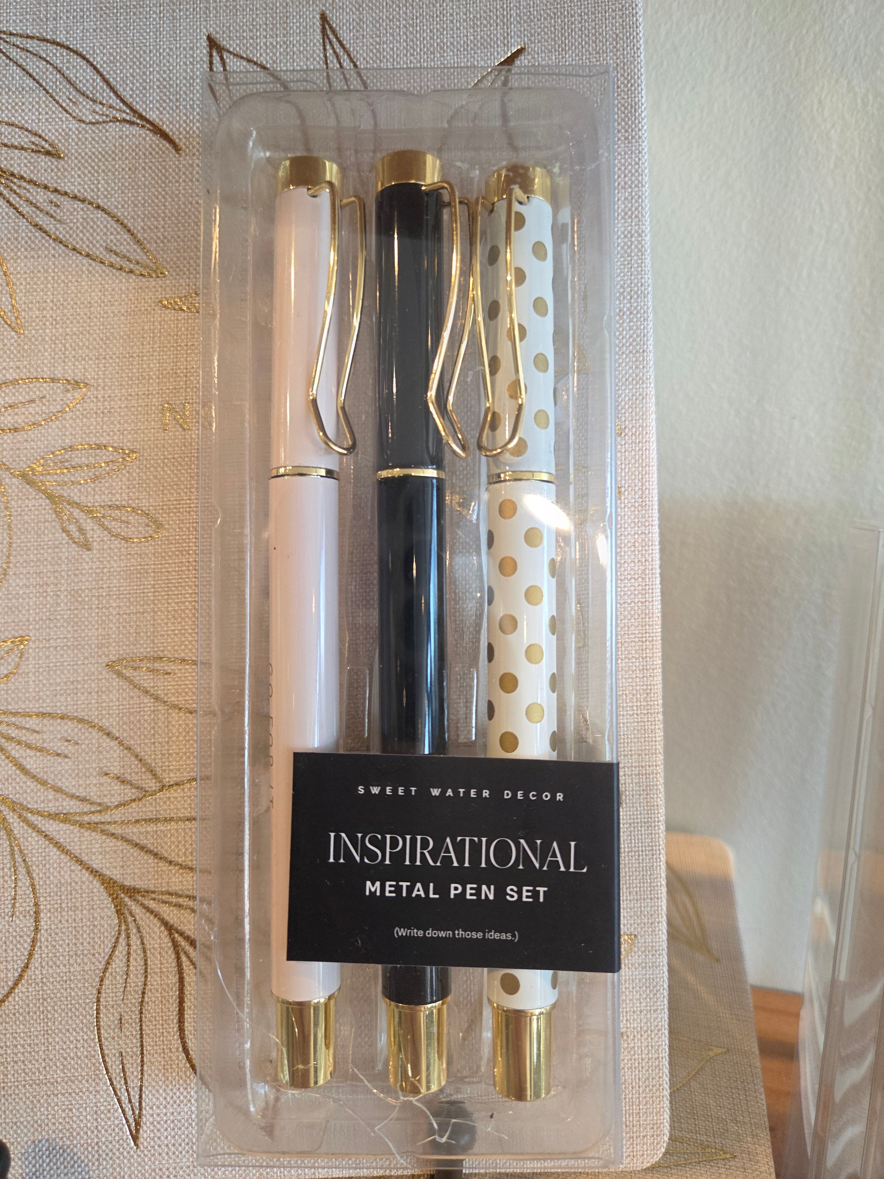Inspirational Pen Set Home-Stationery SWEET WATER DECOR