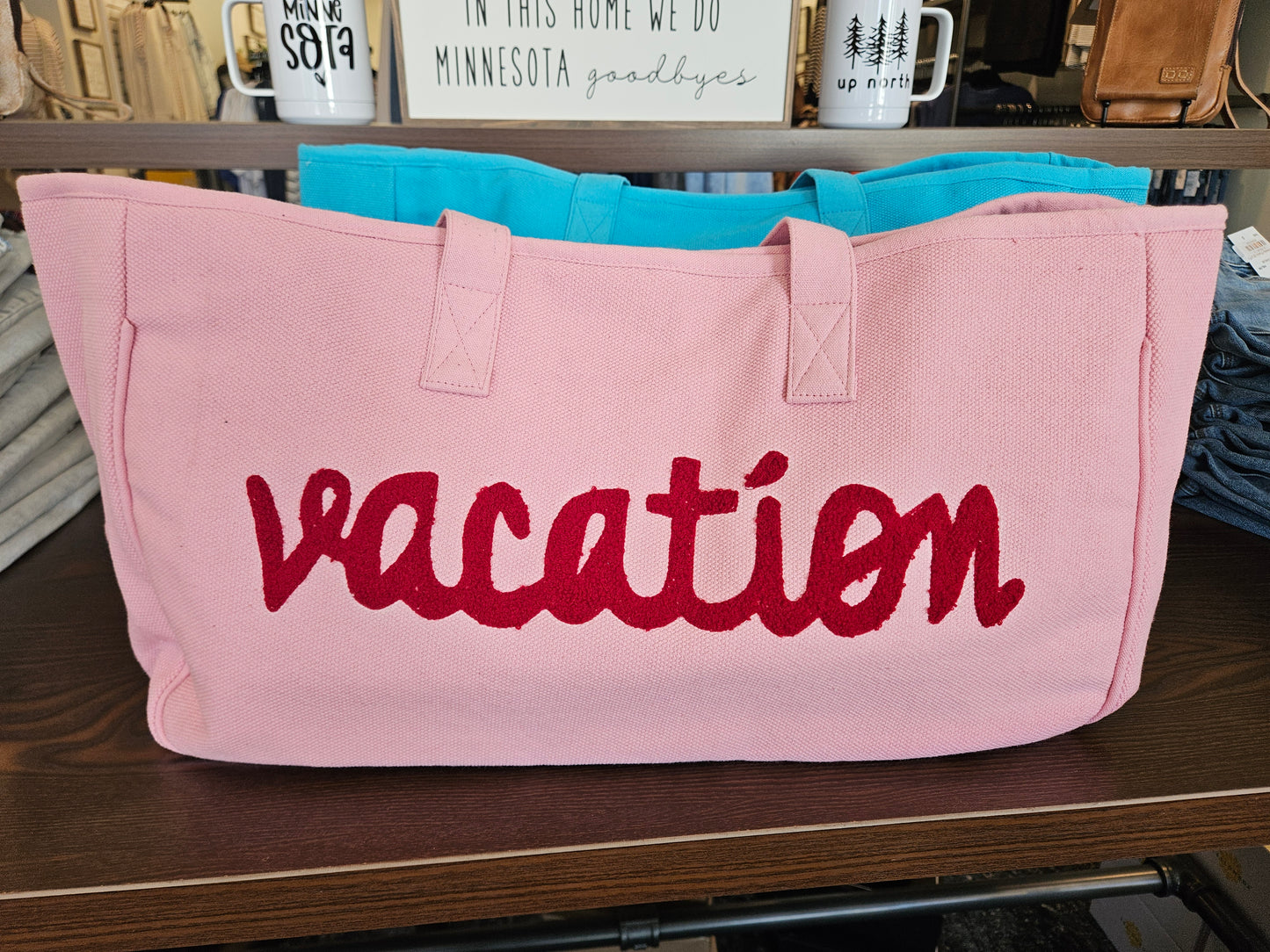 Vacation Pink Tote