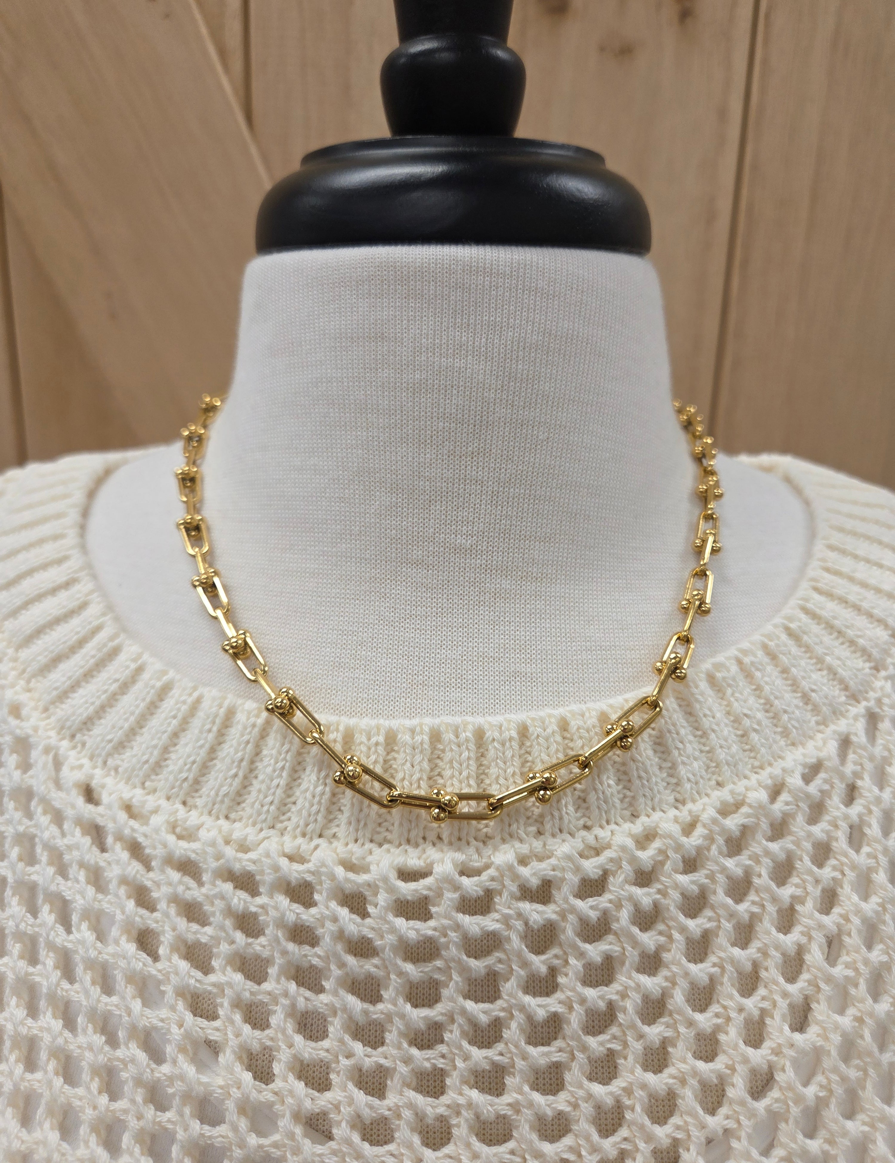 Luxe Gold Chain Necklace Jewelry- Necklace PANACHE