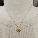 18K Gold Dipped Clover Necklace Jewelry- Necklace WHAT'S HOT