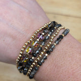 Black Iridescent Bracelet