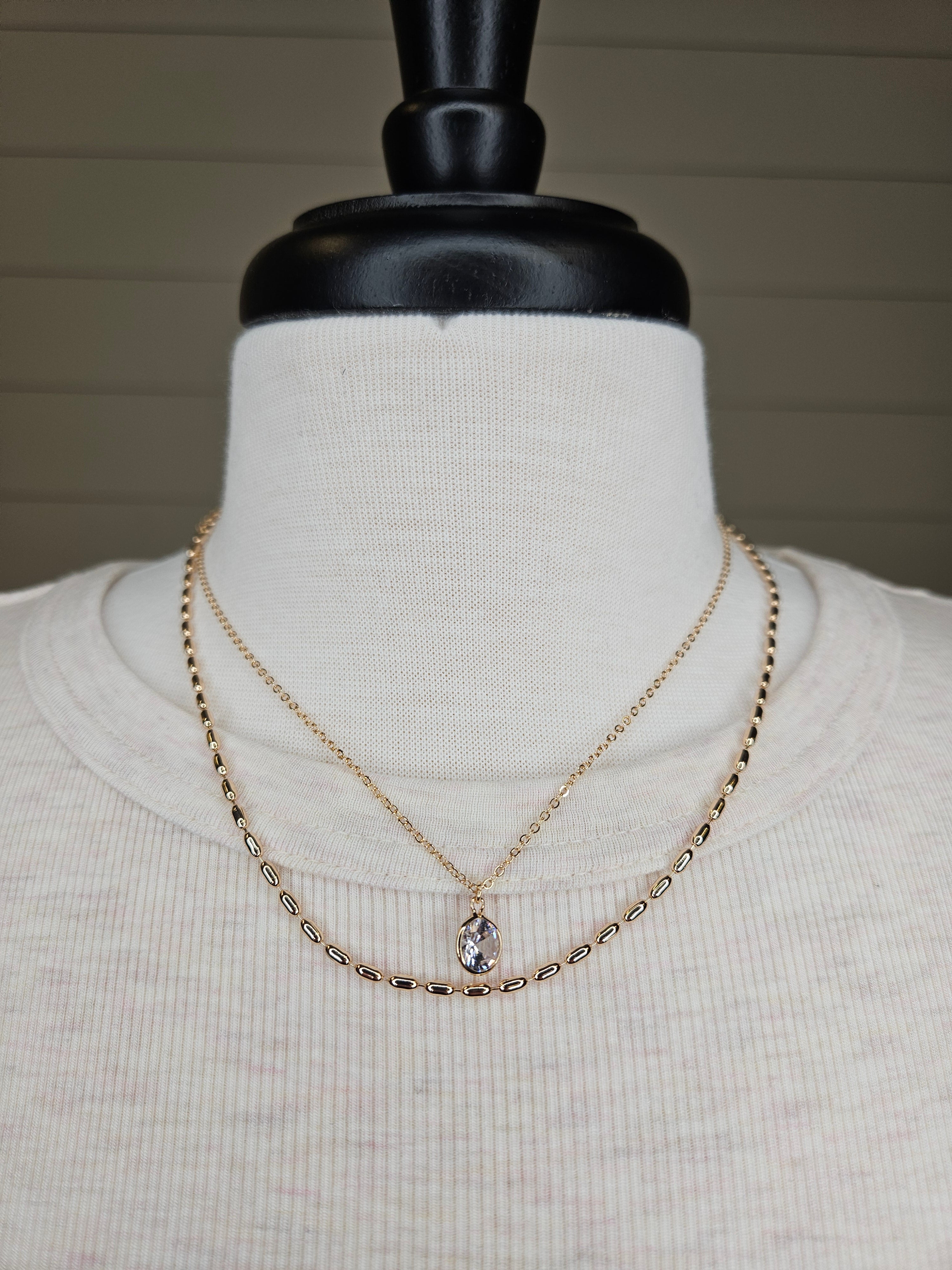 Forbes Gold Necklace Jewelry- Necklace MEGHAN BROWN STYLE