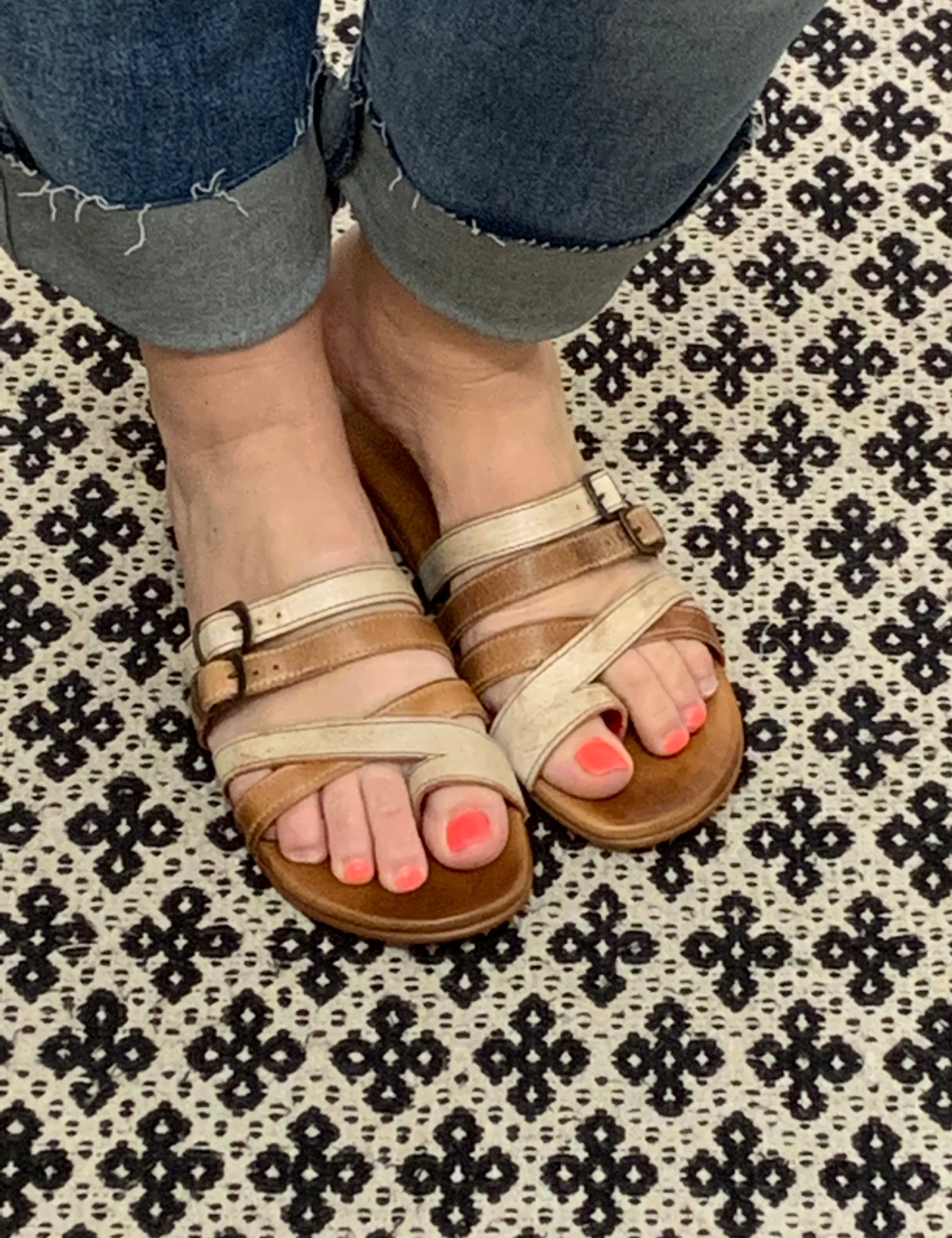 Hilda Nectar Lux Tan Sandals Shoes- Sandals BED STU