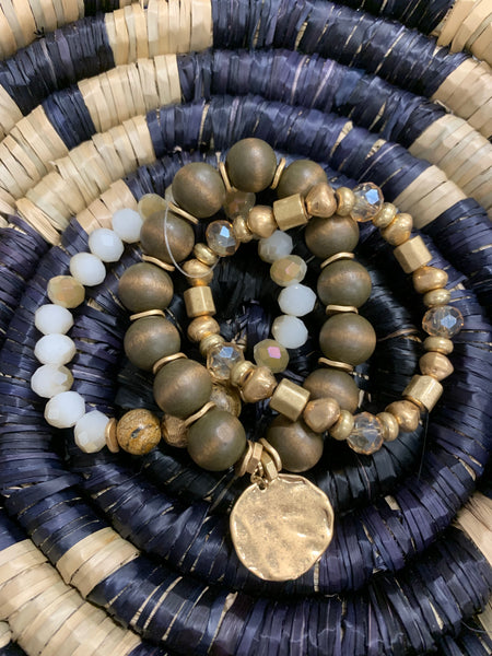 Stone Stretch Bracelets (3 colors)