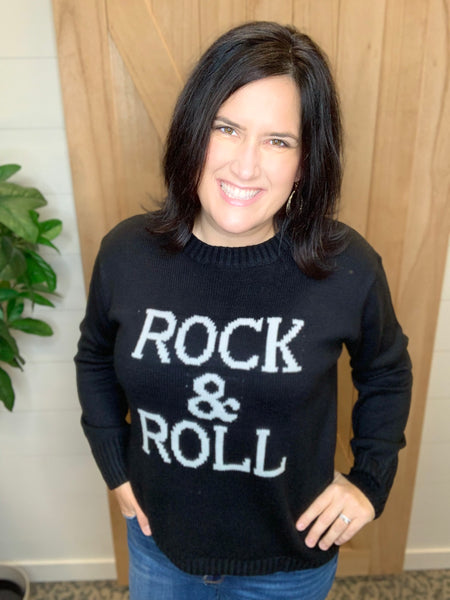 Black Rock & Roll Sweater