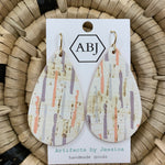 Spring Lines Teardrop Jewelry - Earrings ARTIFACTS JESSICA LYNCH