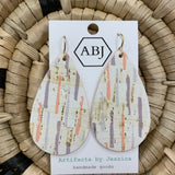 Spring Lines Teardrop Jewelry - Earrings ARTIFACTS JESSICA LYNCH