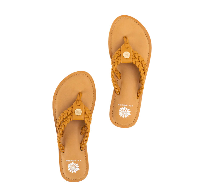 Devina Camel Sandal Shoes - Sandals YELLOWBOX