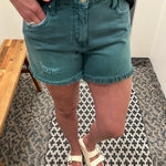 Turquoise Jane Shorts Bottoms - Shorts KUT FROM THE KLOTH