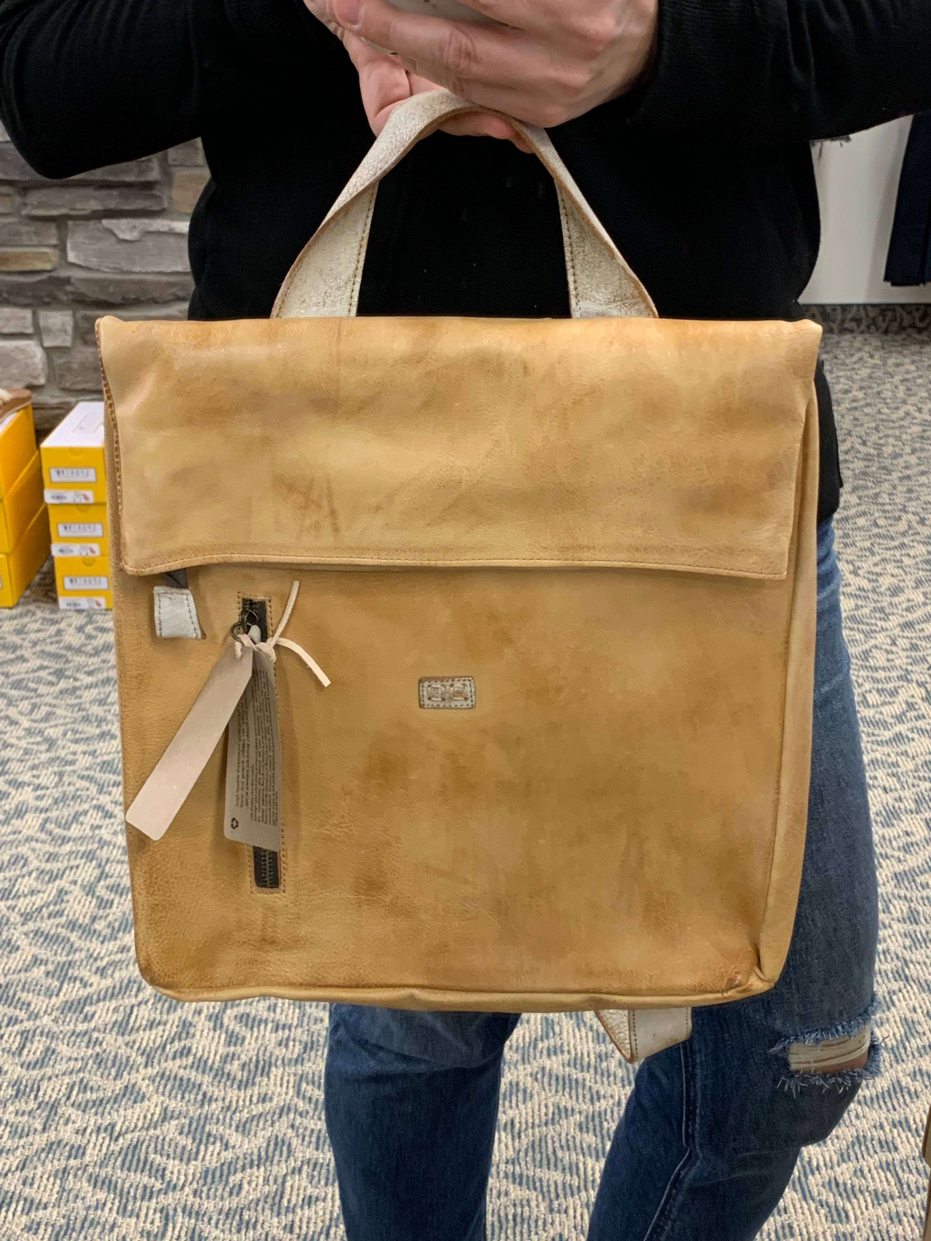 bed stu howie leather backpack Bed Stu Howie Backpack Cashew Rustic