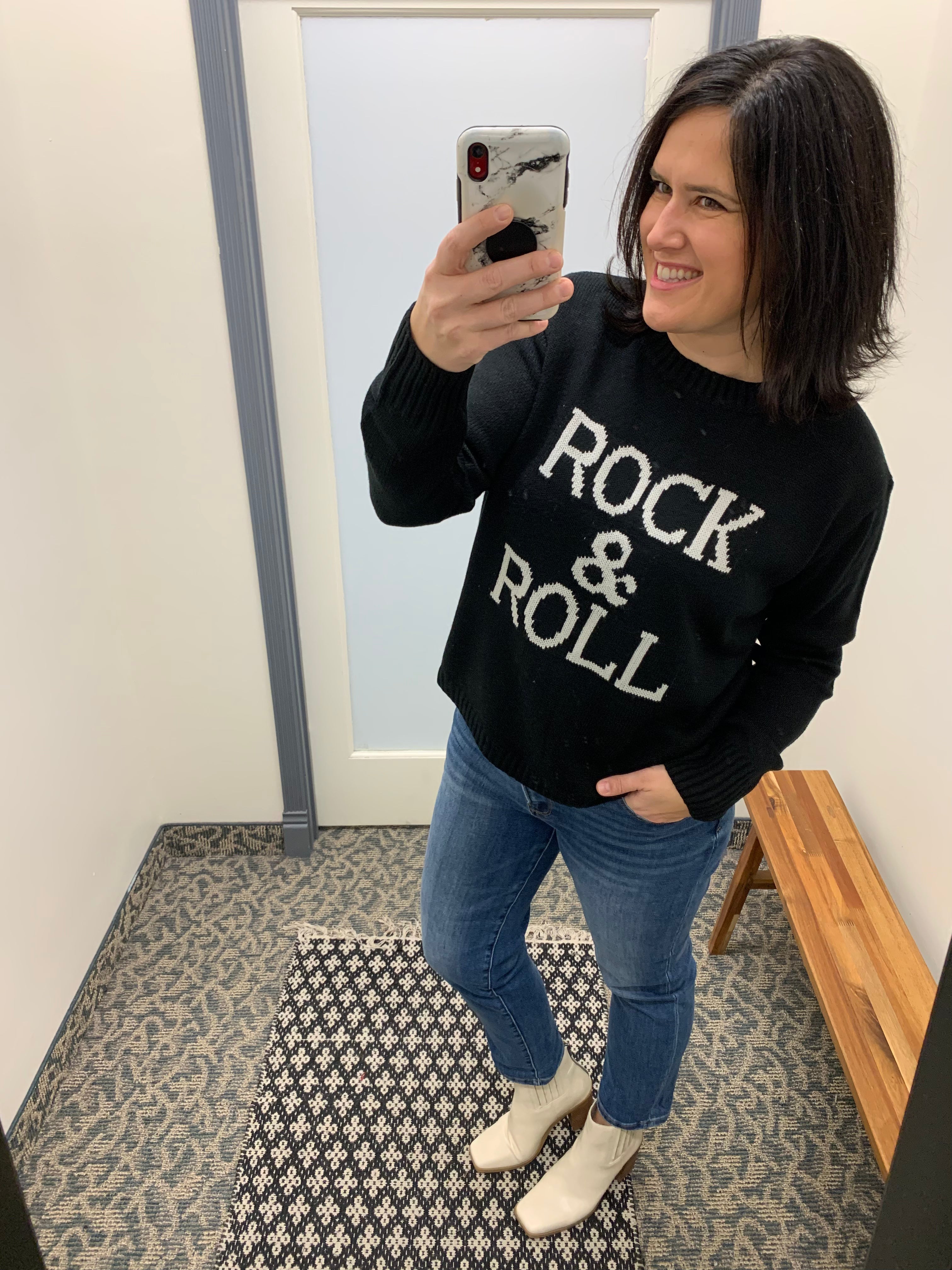 Black Rock & Roll Sweater Sweater PANACHE