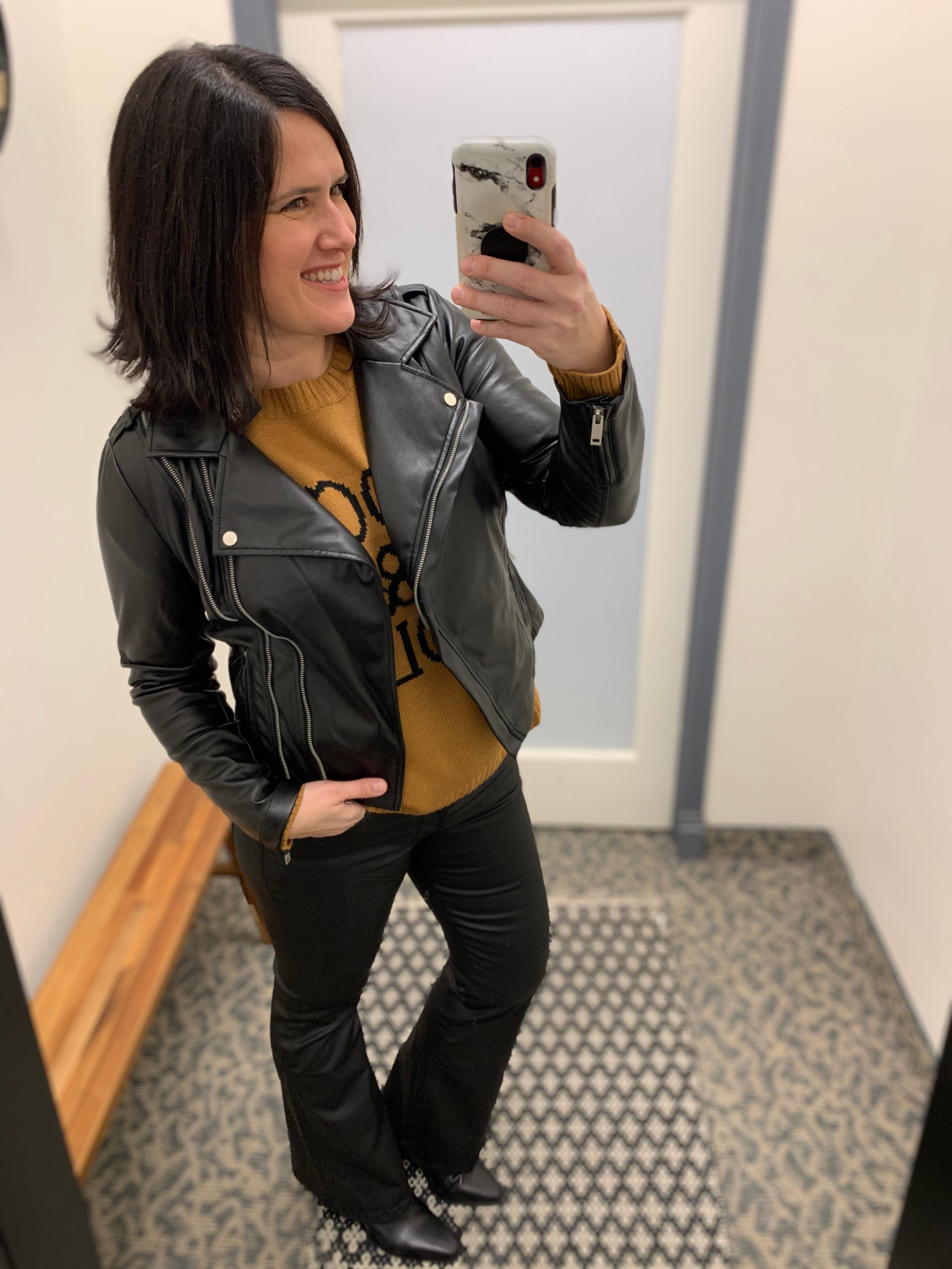 Black Maeve Vegan Moto Jacket (KUT) Outerwear- Jackets KUT FROM THE KLOTH