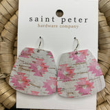 Eleana Pink Aztec Jewelry - Earrings St. Peter Hardware