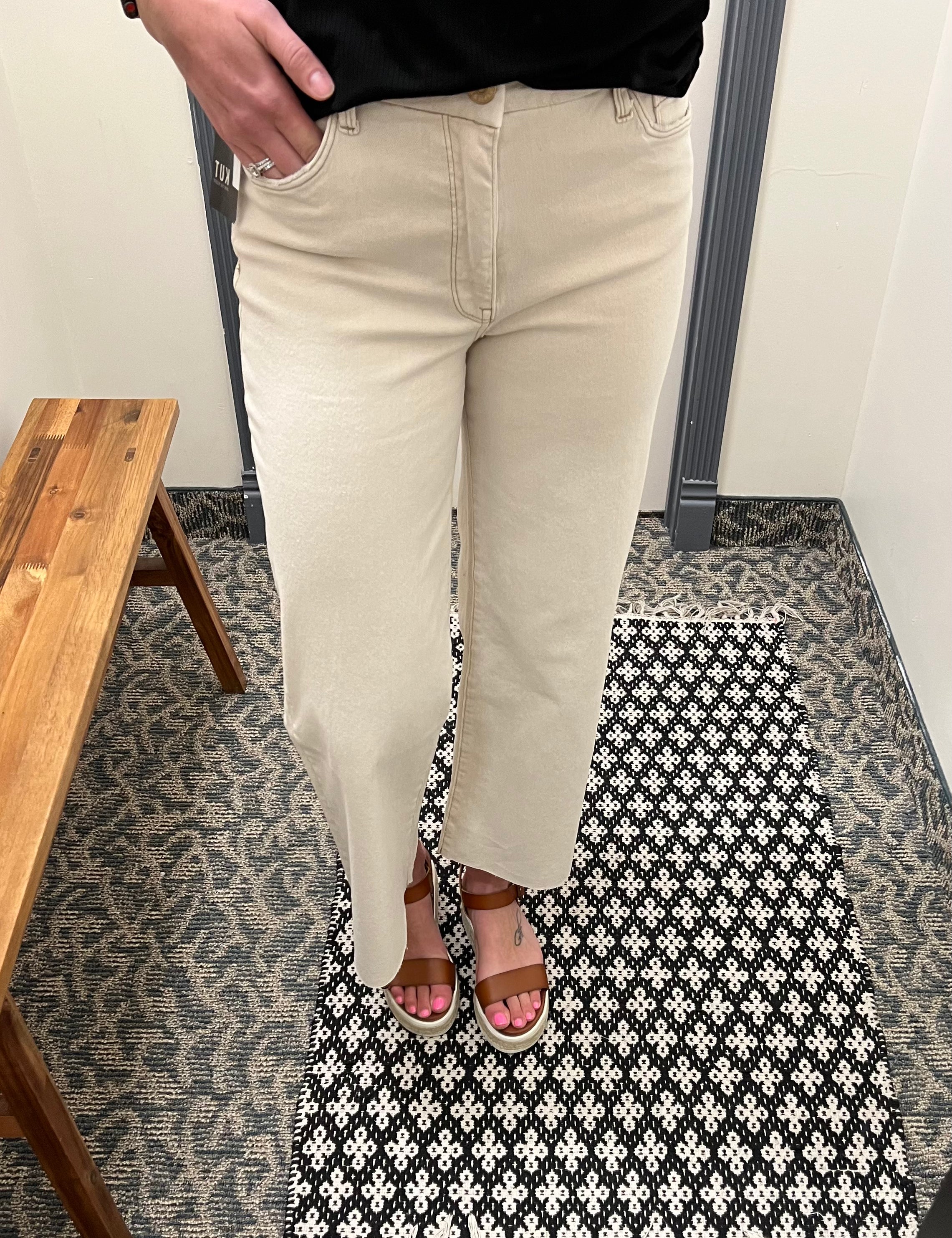 Meg Wide Leg - Ecru (KUT) jeans KUT FROM THE KLOTH