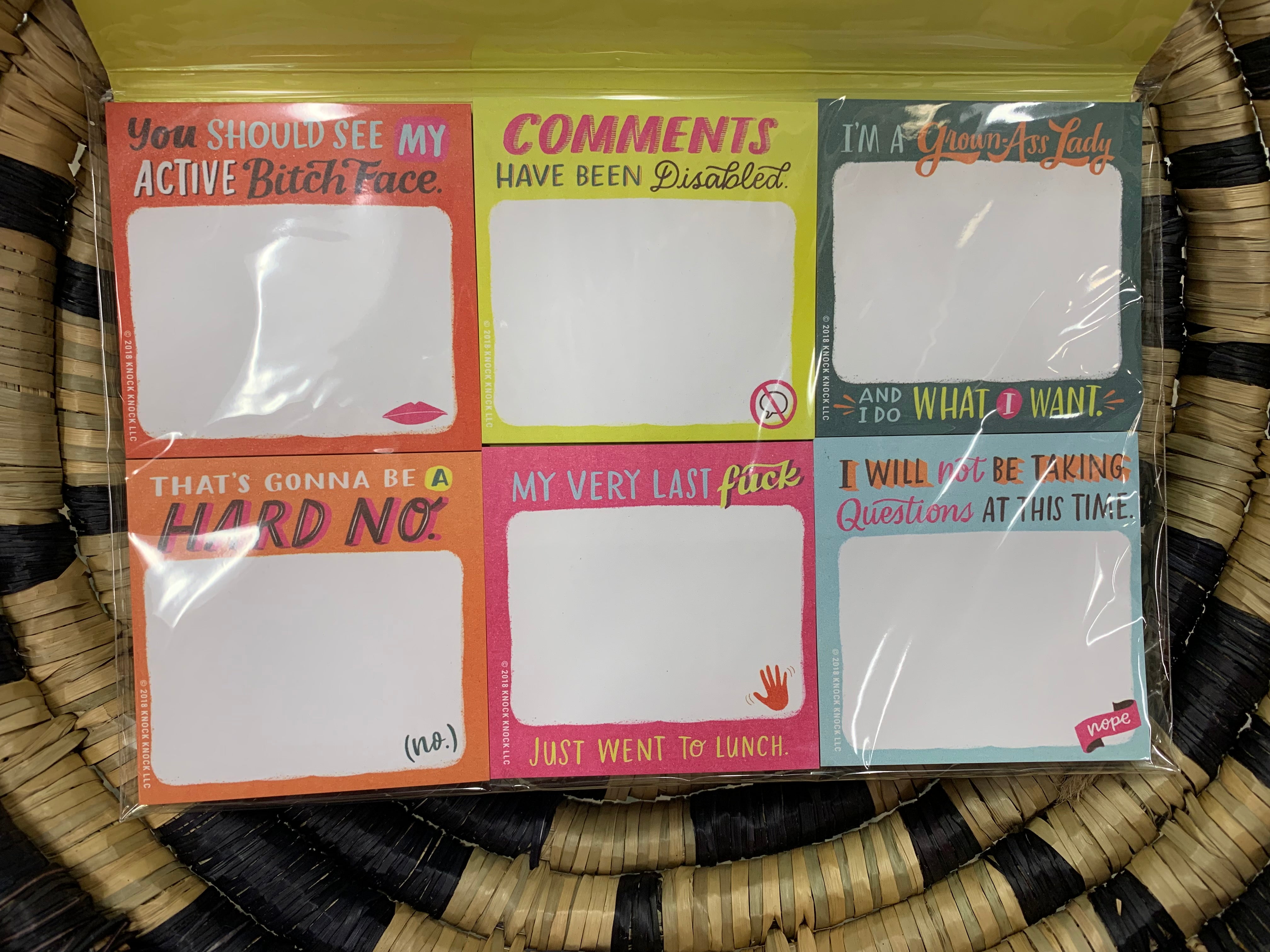 Funny Sticky Notes (3 styles) Home-Stationery EM & FRIENDS