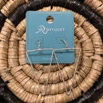 Silver Triangle Earrings Jewelry - Earrings WHAT'S HOT