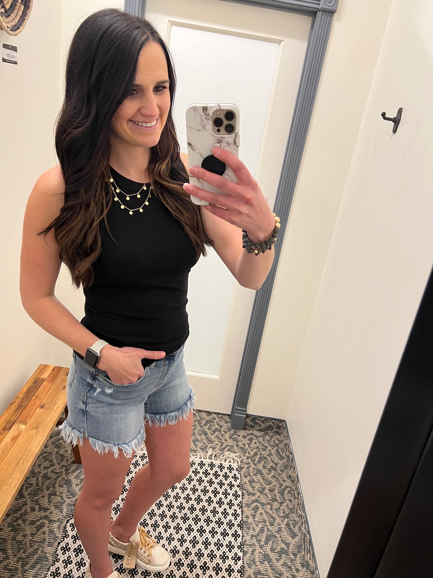 Black Jessica Tank Top