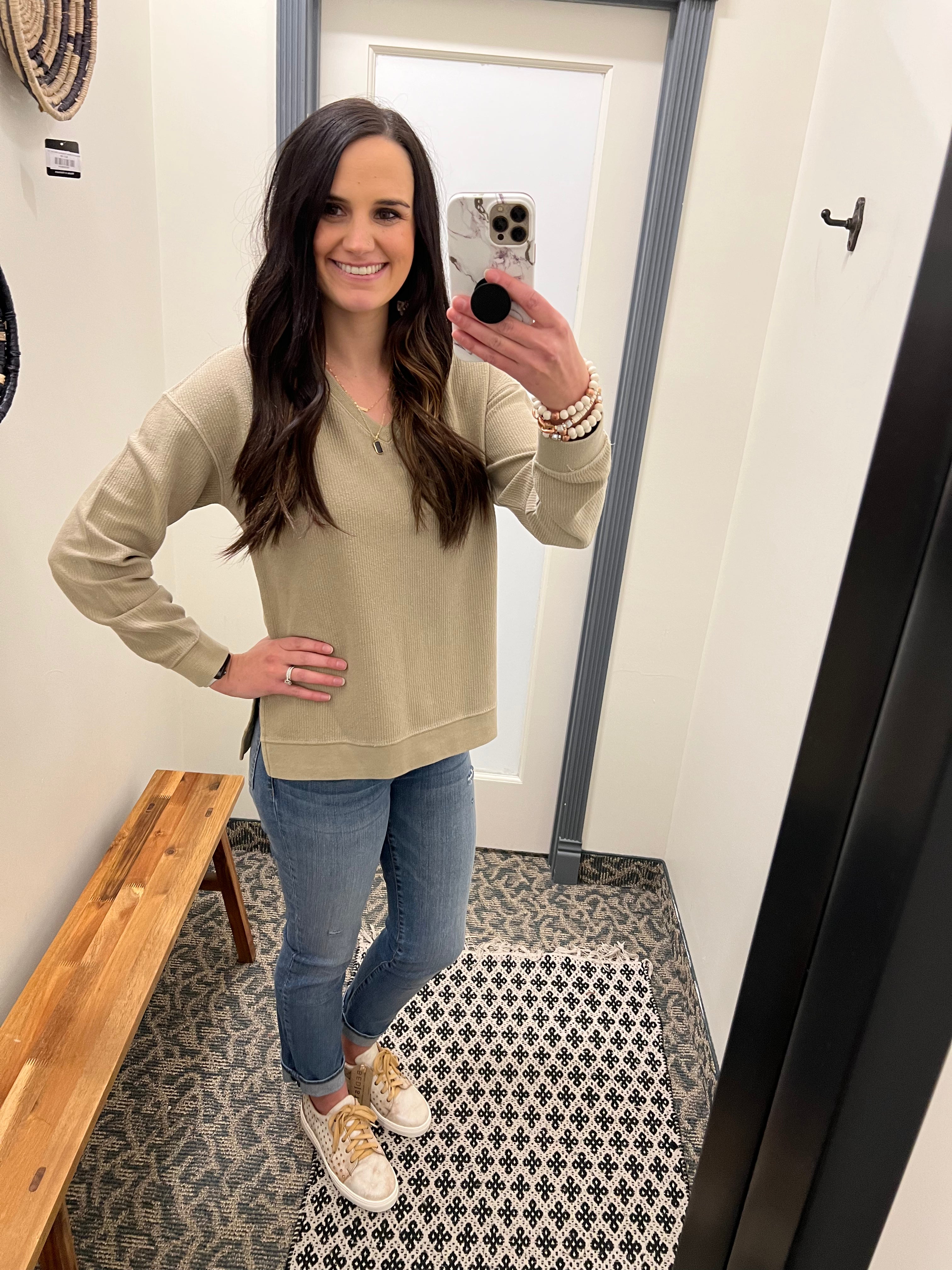 Alicia Top - Dune Top - Sweatshirt THREAD & SUPPLY
