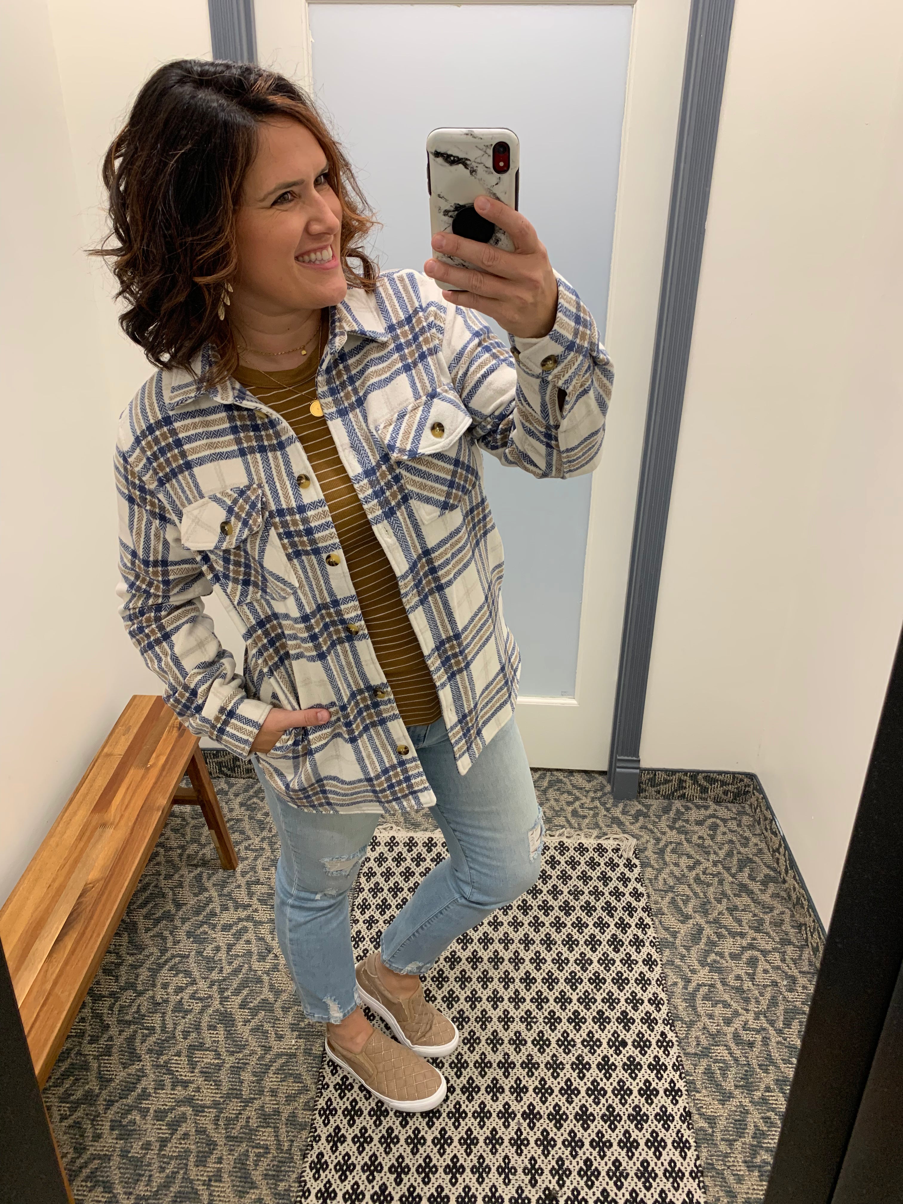 Chai Tea Stripe Stacy Top Top - Tee THREAD & SUPPLY