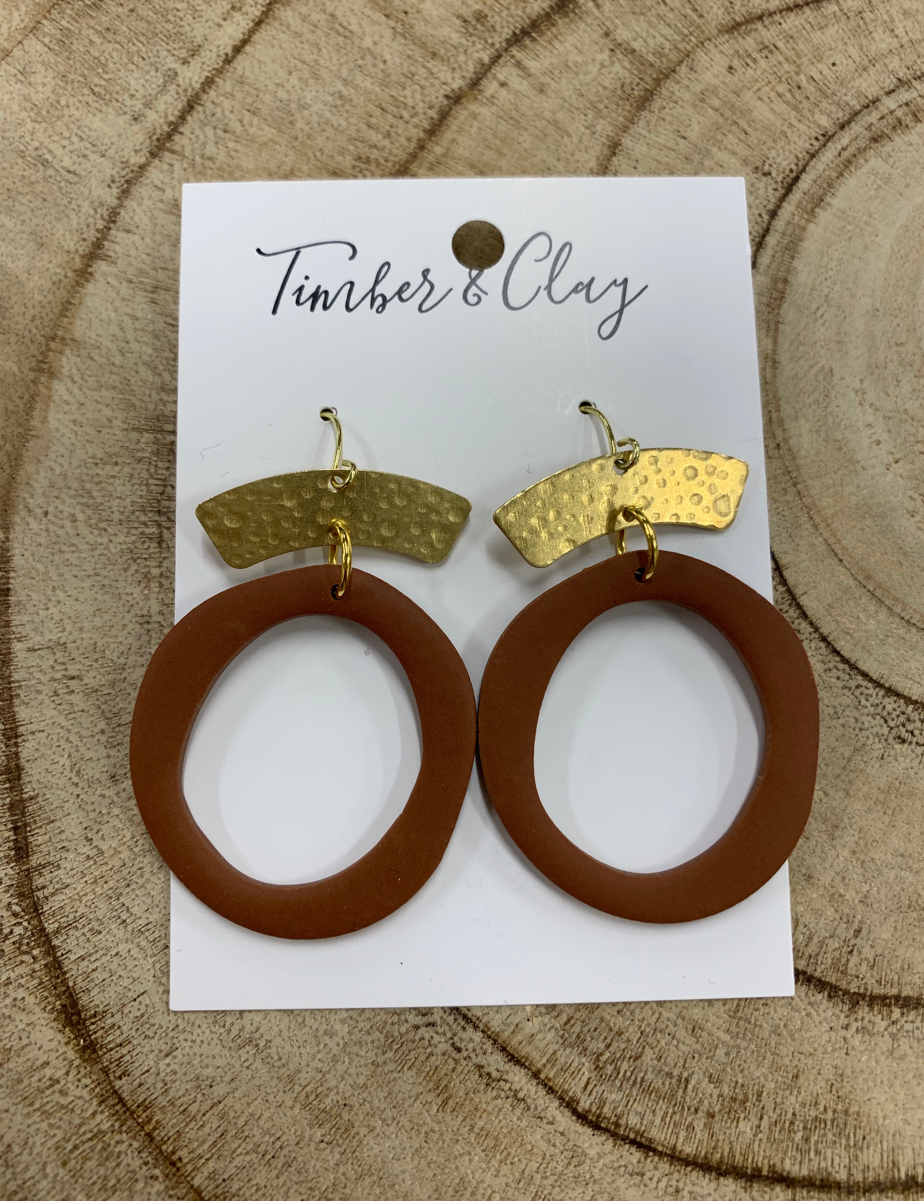 FALL EARRINGS (5 STYLES) Jewelry - Earrings Timber & Clay CLAY CIRCLE
